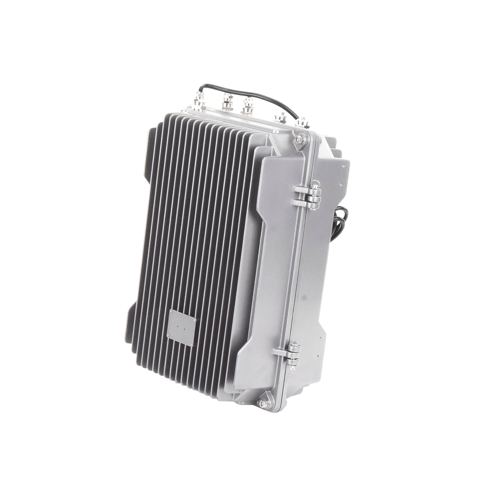 OLT para EXTERIOR IP65 de 8 puertos GPON con 4 puertos Uplink (1 puertos Gigabit Ethernet + 2 puertos SFP + 2 puertos SFP+), hasta 1024 ONUs