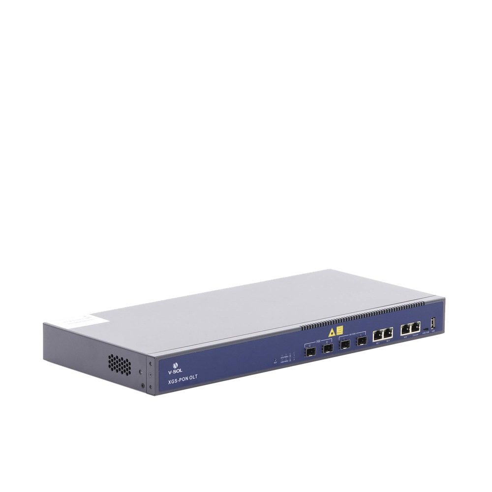 OLT de 2 Puertos XGSPON / 4 Puertos Uplink (2 Puerto Gigabit RJ45 + 2 Puertos SFP/SFP+) / Hasta 512 ONUs