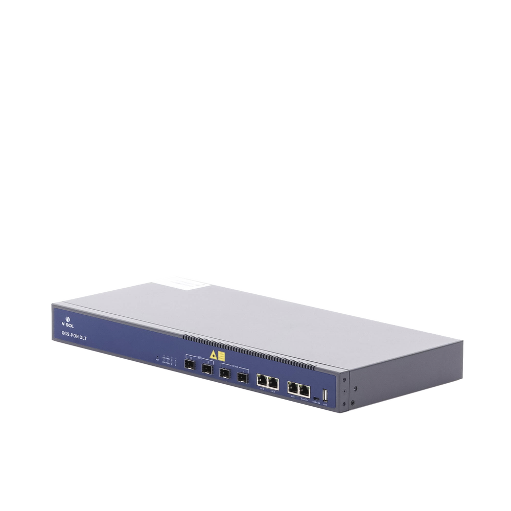 OLT de 2 Puertos XGSPON / 4 Puertos Uplink (2 Puerto Gigabit RJ45 + 2 Puertos SFP/SFP+) / Hasta 512 ONUs