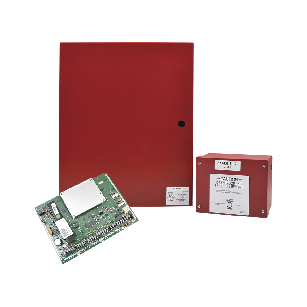 Panel Hibrido de Incendio e Intrusión, 8 Particiones, Hasta 250 Zonas, Compatible con AlarmNet y Total Connect