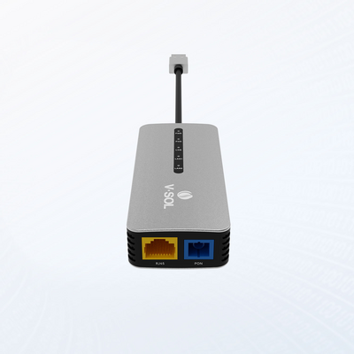 ONU Dual G/EPON con 1 Puerto LAN 2.5 GbE + 1 Puerto SC/APC, Alimentacion por puerto USB 3.0