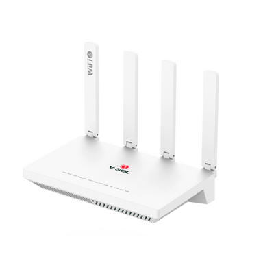 ONU GPON/EPON con Wi-Fi 6 AX1500 / Wi-Fi Doble banda 2.4 y 5 GHz / 4 Puertos Gigabit / Puerto PON SC/UPC, Hasta 1500 Mbp