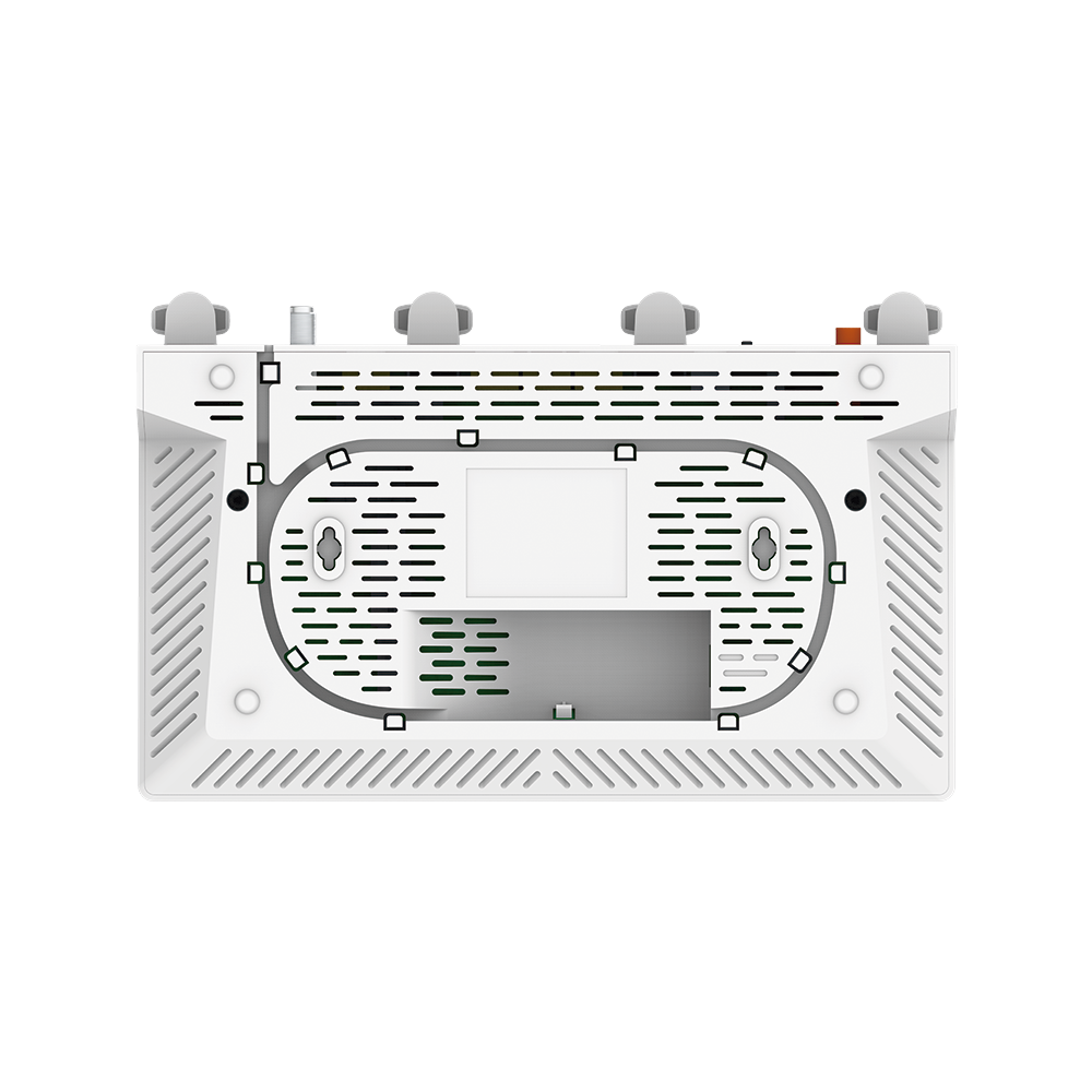 ONU Dual EPON/GPON con WIFI 6 + 1 puerto CATV + 1 puerto USB + 4 puertos Gigabit, Hasta 1500 Mbps