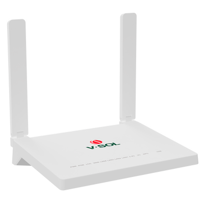 ONU G/EPON con WIFI 6 AX3000 + 4 puertos LAN Gigabit + 1 puerto SC/UPC + 1 puerto USB 3.0, Velocidad Hasta 3000 Mbps