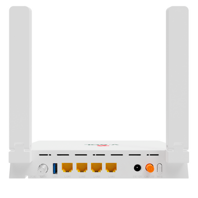 ONU G/EPON con WIFI 6 AX3000 +1 Puerto CATV + 4 puertos LAN Gigabit + 1 puerto SC/UPC + 1 puerto USB 3.0, Compatible con