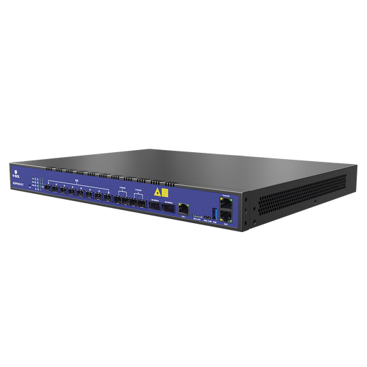 OLT de 8 Puertos XG(S)-PON + 7 Puertos Uplink (1 Puerto RJ45 + 4 Puertos SFP28 + 2 Puertos QSFP28) / Hasta 2,048 ONUs