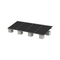 Montaje para Panel Solar, Riel "8" de 5400mm para Módulos con Espesor de 35mm, Velocidad de Viento Máx. 136km/h