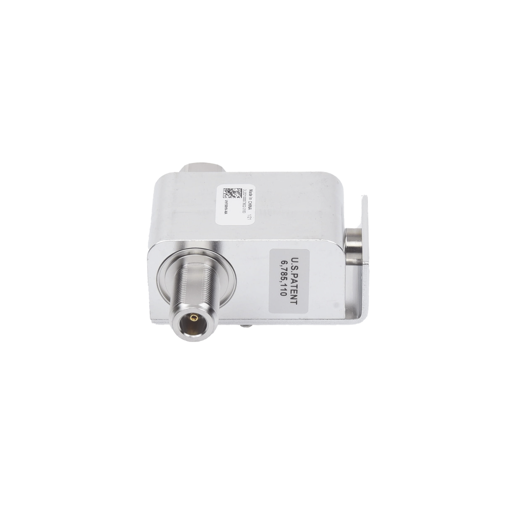 Protector Coaxial RD de Banda Ancha para Combinadores de 100 a 512 MHz Con Conector N Macho a la Antena.