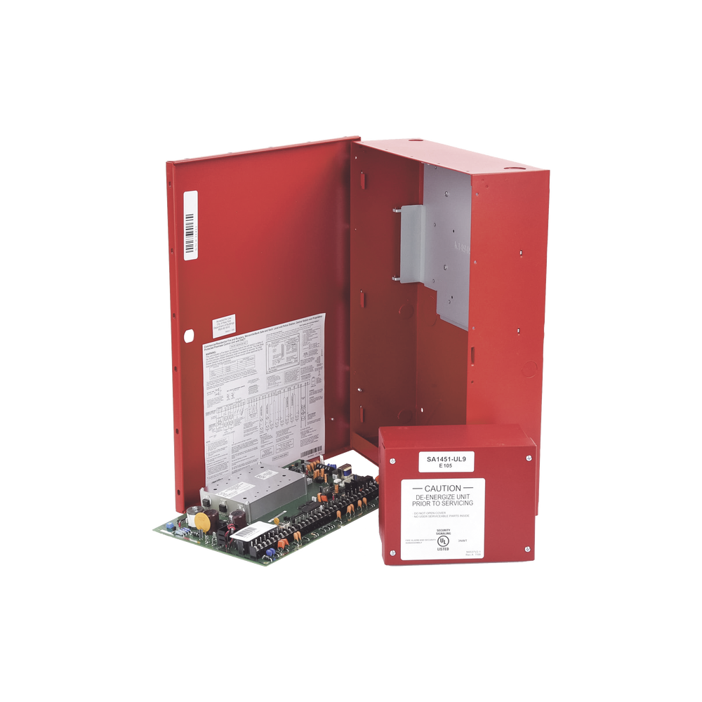 Hybrid Fire and Intrusion Panel, Up to 128 Wired or Wireless Zones, 120 V-Plex Zones, 8 Partitions, Compatible with AlarmNet and Total Connect
