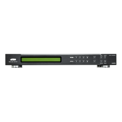 Switch de Matriz HDMI / 4X4 / Con Escalador / Compaible con Videowall / Seamless Switch™ / IR / RS-232 / Ethernet
