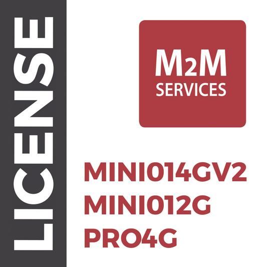Servicio de datos por un Año para comunicadores  MINI014G/V2 y MINI012G, Panel PRO4G con eventos ilimitados.
