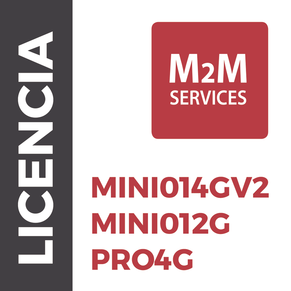One-year data service for MINI014G/V2 and MINI012G communicators, PRO4G Panel with unlimited events.
