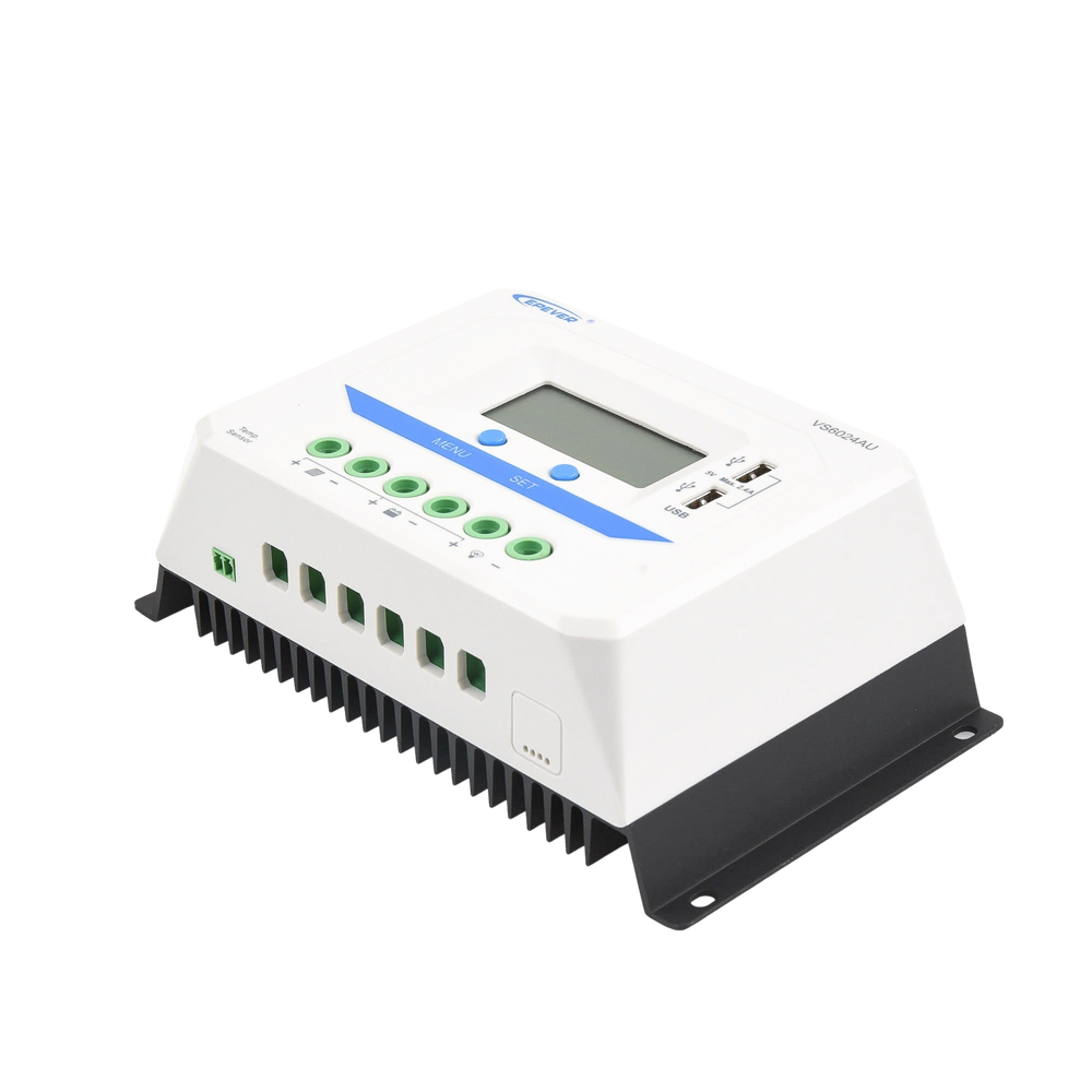 PWM Solar Charge Controller 12/24V 60A, USB Output, with Display