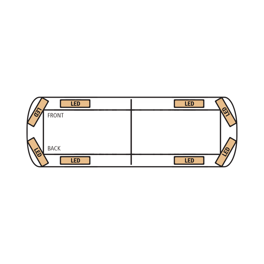 Barra de luces Vantage PRO 24" Ultra Brillante con 24 poderosos LED última generación (3 W/LED)