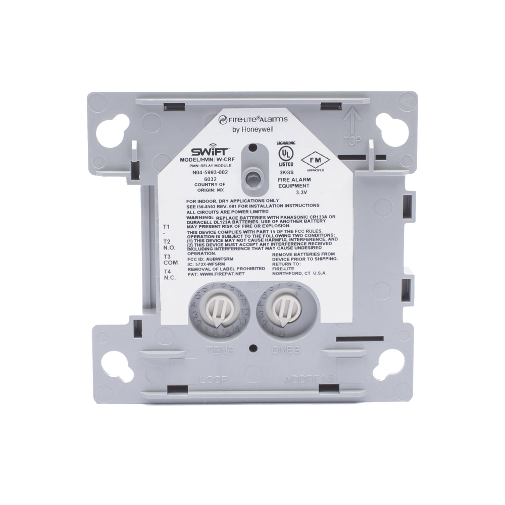 Modulo Inalámbrico de Salida Tipo Relevador Serie SWIFT, Compatible Con Paneles Direccionables Fire-Lite.
