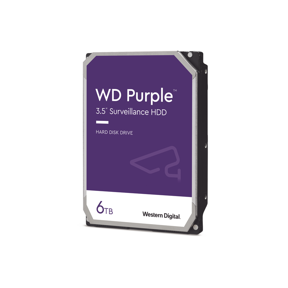 Disco Duro PURPLE de 6TB / 3 AÑOS DE GARANTÍA / Para Videovigilancia
