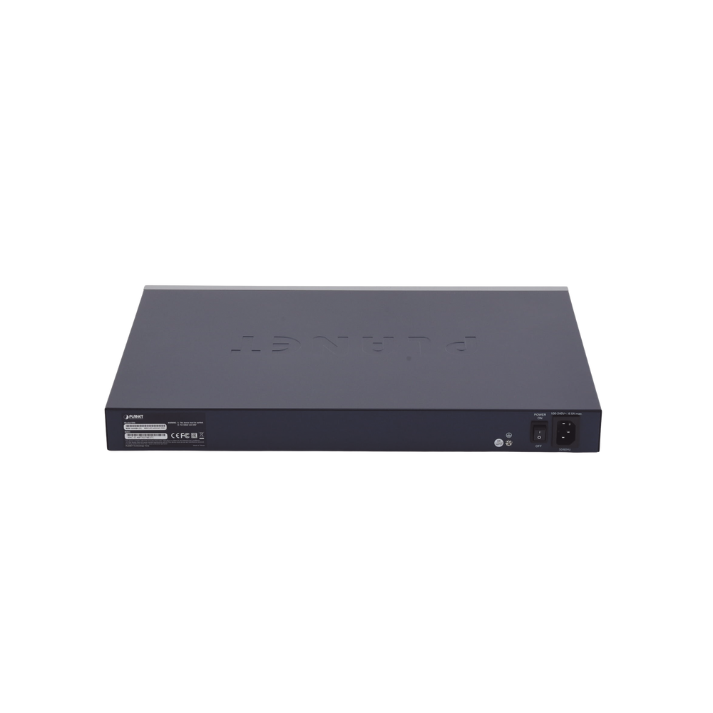 Switch Administrable L2+ de 24 puertos 10/100/1000T PoE+ con 4 puertos combo TP/SFP Gigabit