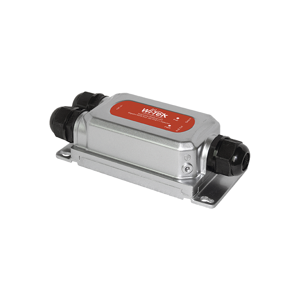 Inyector, divisor y extensor Industrial impermeable Gigabit 802.3bt PoE++
