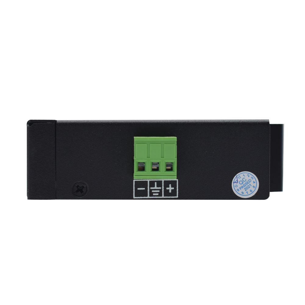 Industrial PoE Injector / DC input 12-57V / PoE output up to 90W / Metal housing / DIN rail / CCTV applications