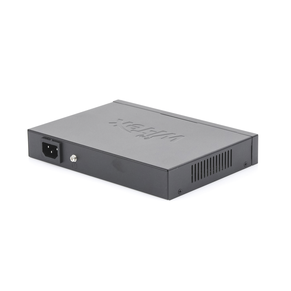 Switch PoE (802.3af/at/bt) / No administrable de largo alcance / Hasta 250m / 8x 10/100Mbps Puertos PoE + 2x Puertos Gigabit Uplink, / Hasta 120W