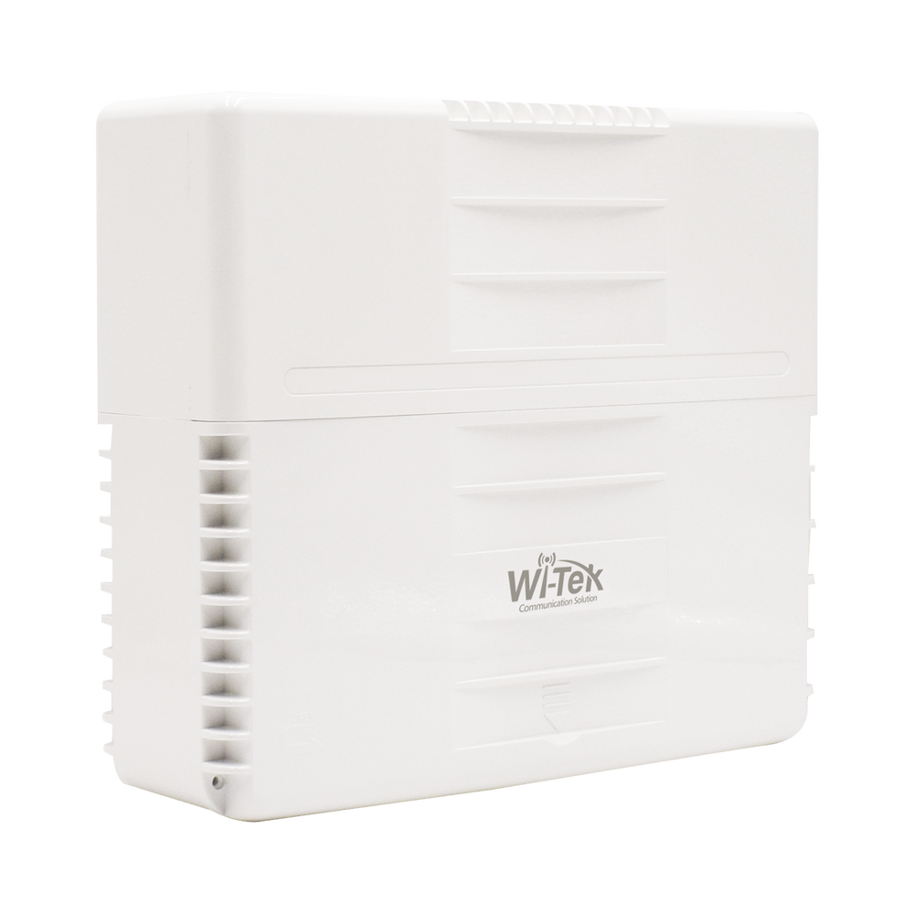 Switch PoE para exterior / No administrable / Con 8 puertos PoE (6 x fast ethernet + 2 x Gigabit) / 3 puertos Uplink gigabit (2 puertos RJ45 + 1 puerto SFP) / Presupuesto 120W