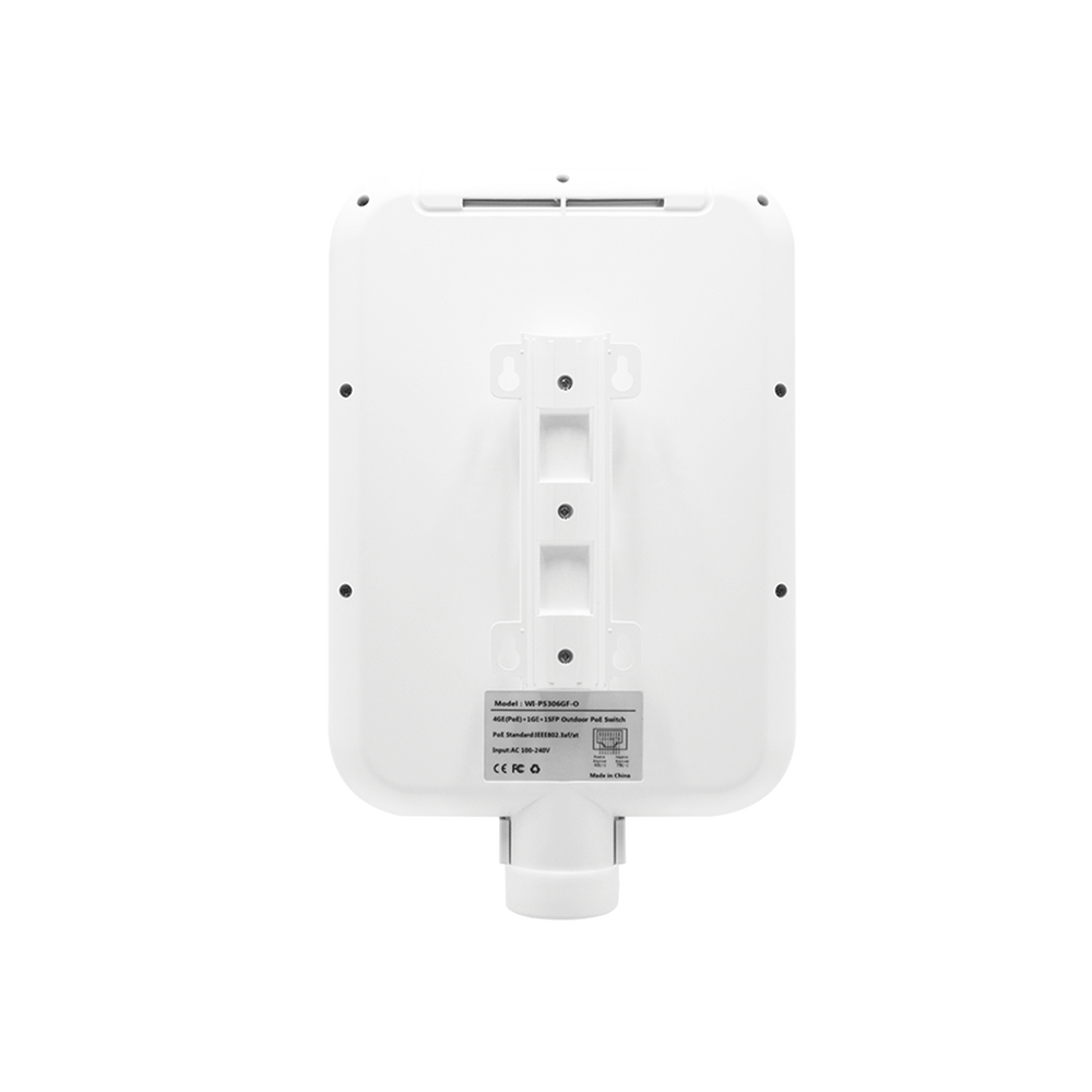 Switch PoE para exterior / Capa 2 / Con 8 puertos Gigabit PoE af/at + 2 x Gigabit SFP /  Presupuesto PoE 116W
