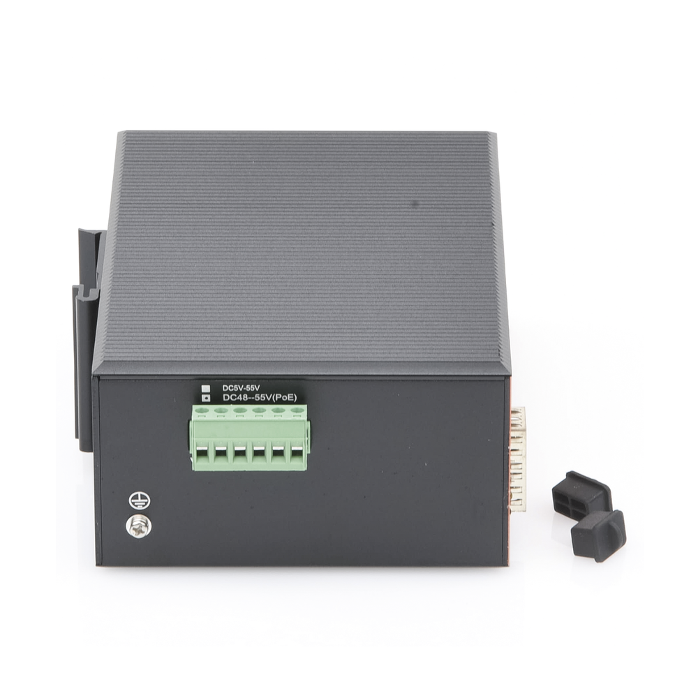 Unmanaged Industrial PoE+ Switch with 8 Ports 10/100/1000Mbps + 2 SFP Combo, 150 W