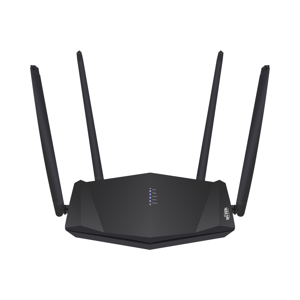 Router/Access Point Inalámbrico WISP / 2.4 GHz  hasta 300 Mbps / 4 puertos 10/100 Mbps / Con 4 antenas externas omnidireccional de 5 dBi