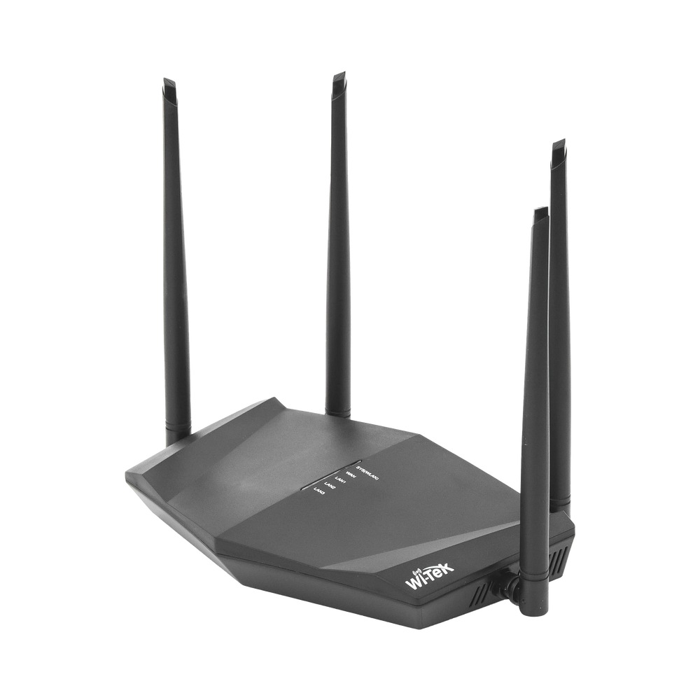 WISP Wireless Router/Access Point / 2.4 GHz up to 300 Mbps / 4 10/100 Mbps ports / With 4 external 5 dBi omnidirectional antennas