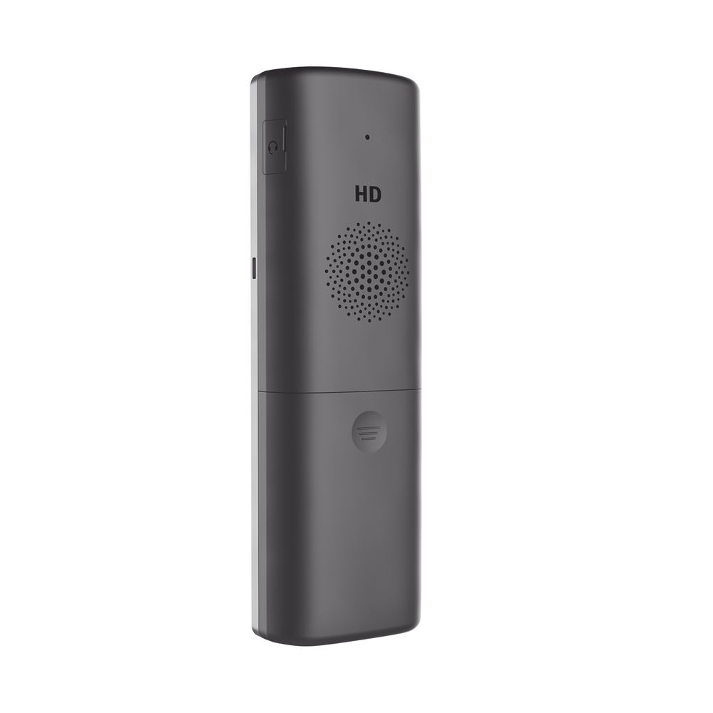 Portable business WiFi phone with 2 lines and SIP accounts, Bluetooth, and push-to-talk button