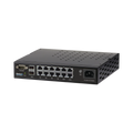 Switch WISP PoE Administrable de 14 puertos (12 PoE Gigabit + 2 SFP) 250W, entrada de 110-120 Vca y 210-230 Vca