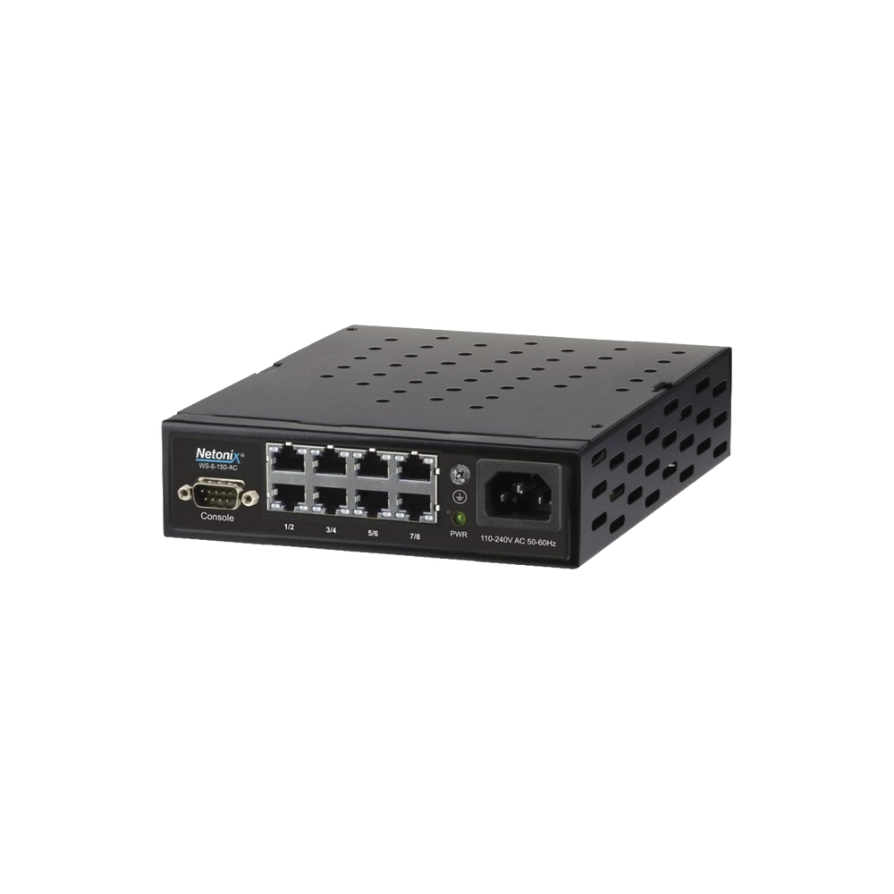 Switch WISP PoE Administrable de 8 puertos Gigabit, entrada de 110-120 Vca