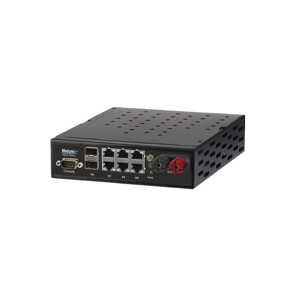 Switch WISP PoE pasivo Administrable de 8 puertos (6 PoE Gigabit + 2 SFP) entrada de 9-72 Vcd