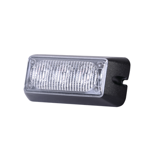 Luz auxiliar brillante con 3 LEDs, color ámbar, mica transparente