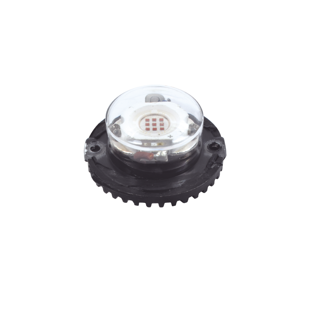 Estrobo Oculto de 9 LED, Ideal para Vehículos Encubierto, Color Ambar