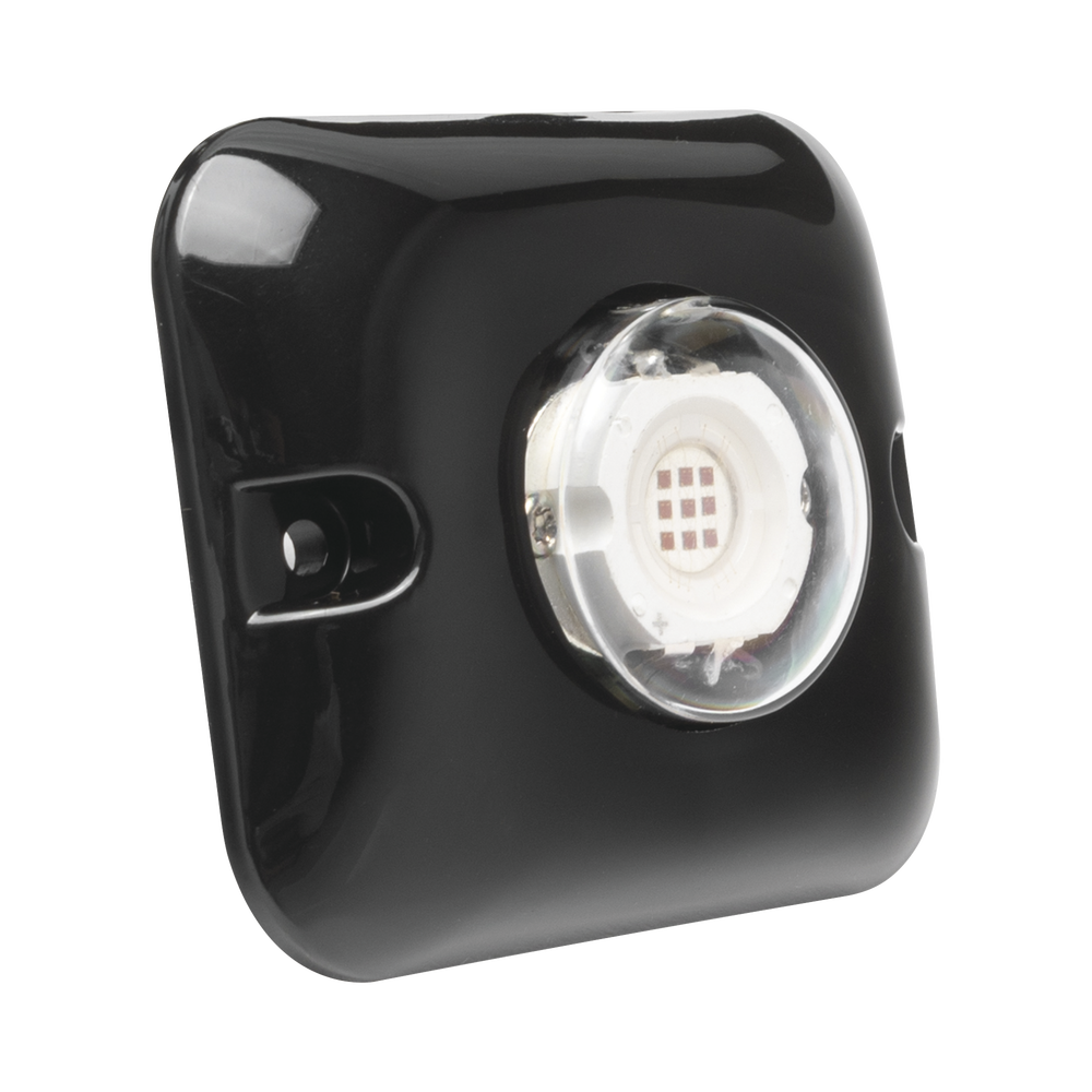 Estrobo Oculto de 9 LED, Ideal para Vehículos Encubierto, Color Ambar