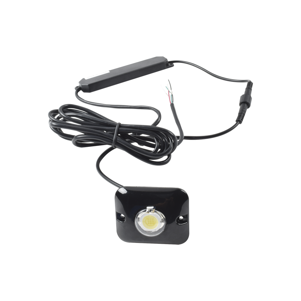 Estrobo Oculto de 9 LED, Ideal para Vehículos Encubierto, Color Claro
