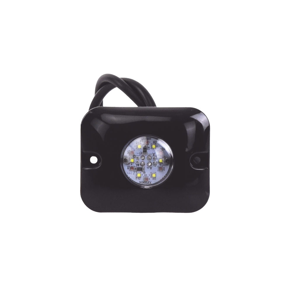 Par de Lámparas Ultra Brillantes con 12 LED cada una, Color Rojo/Claro, Ideales para Vehículos Encubierto