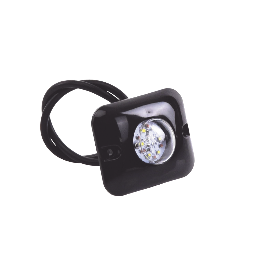 Par de Lámparas Ultra Brillantes con 12 LED cada una, Color Rojo/Claro, Ideales para Vehículos Encubierto