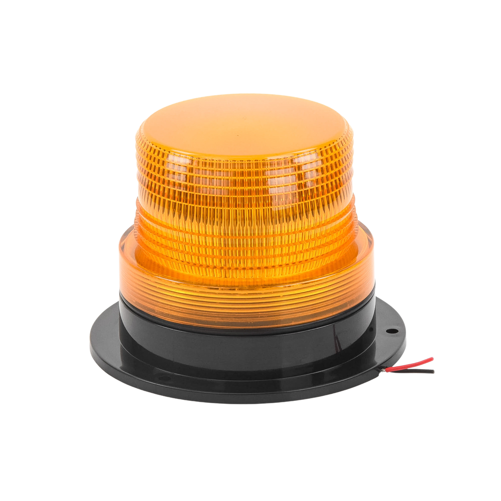 Burbuja brillante  de Larga Vida Útil con 8 LEDs, color ámbar, domo ámbar