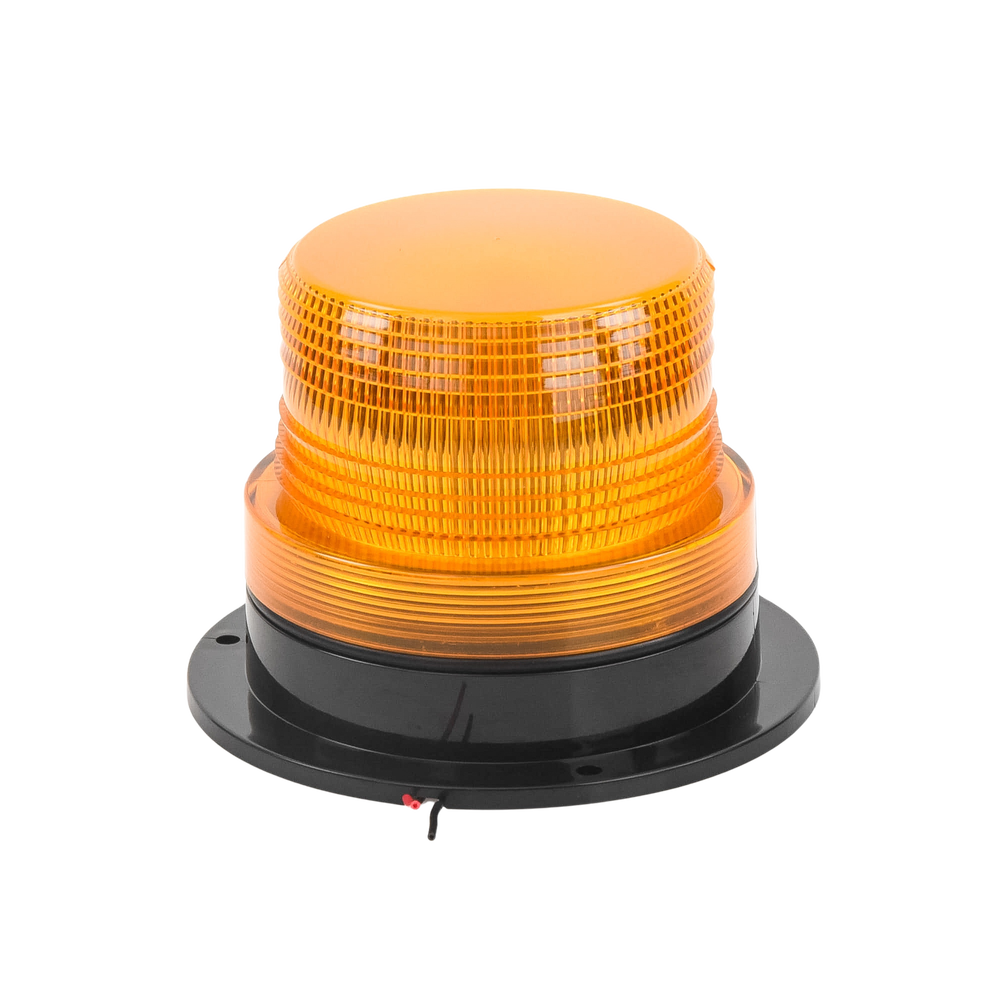 Burbuja brillante  de Larga Vida Útil con 8 LEDs, color ámbar, domo ámbar