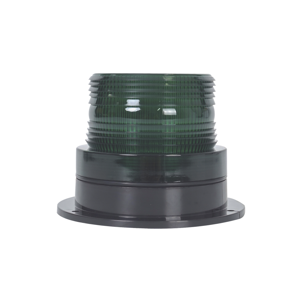 Burbuja Brillante de Larga Vida Útil, con 8 LEDs Color Verde, Domo Verde