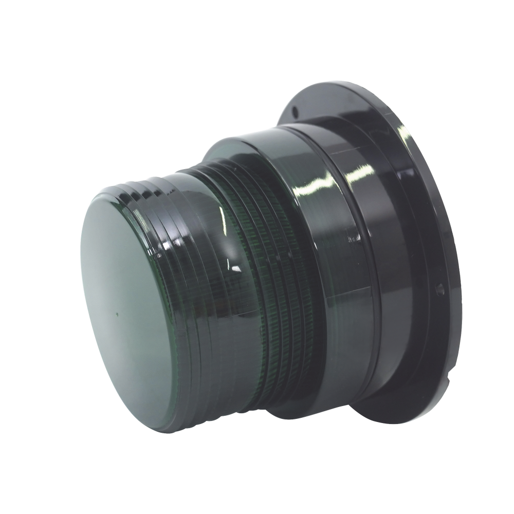 Burbuja Brillante de Larga Vida Útil, con 8 LEDs Color Verde, Domo Verde