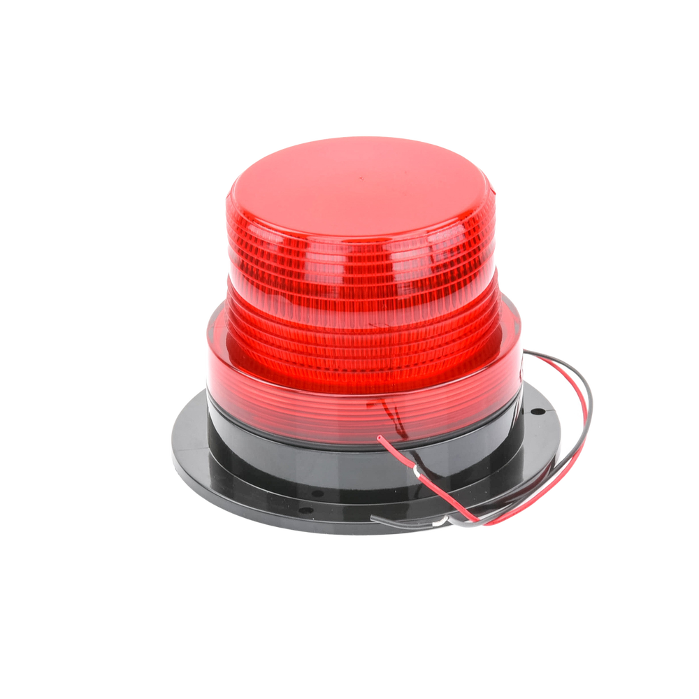 Burbuja Brillante de Larga Vida Útil, con 8 LEDs Color Rojo, Domo Rojo