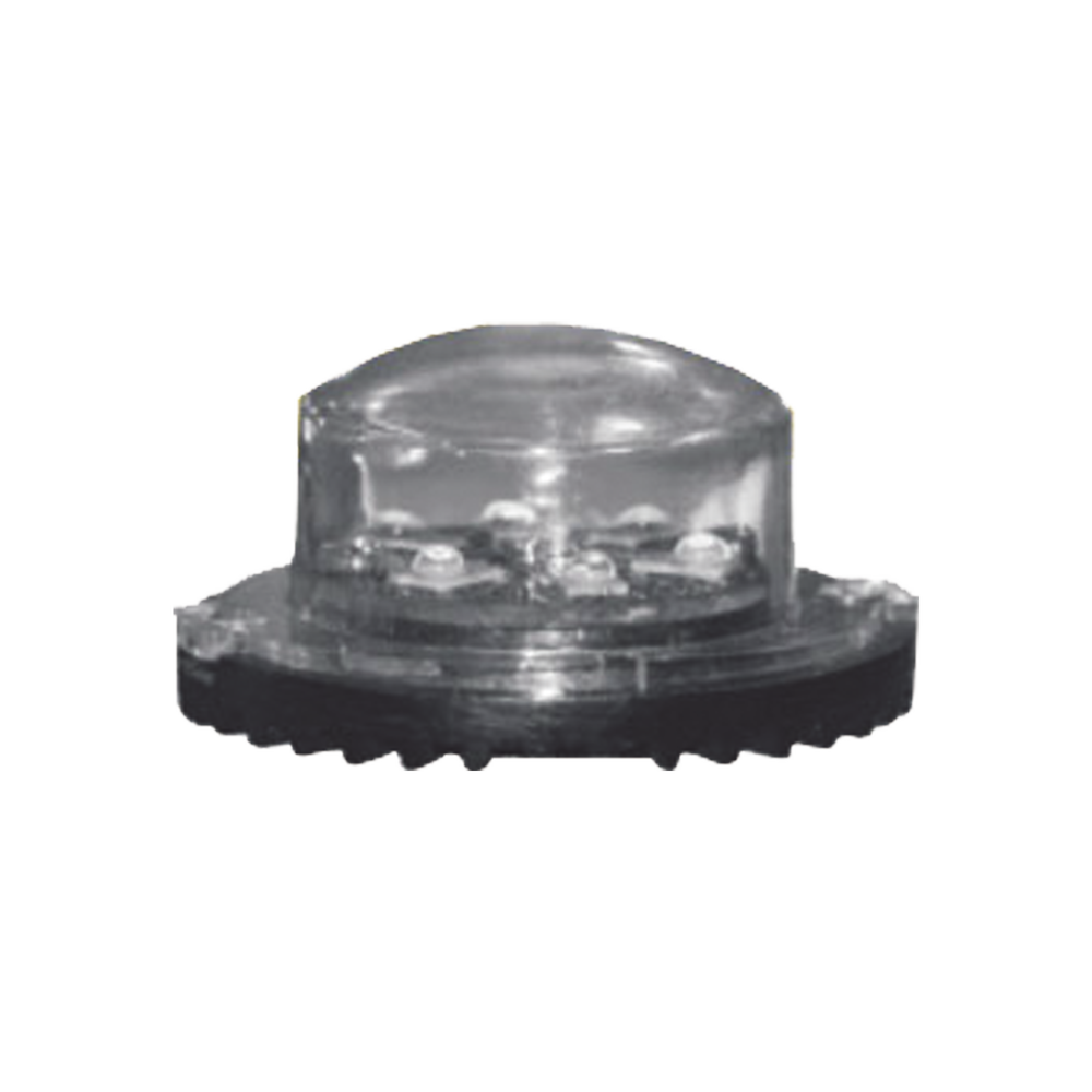 Par de Lámparas Ultra Brillantes con 6 LEDs cada una, Color Rojo/Azul, Ideales para Vehículos Encubierto