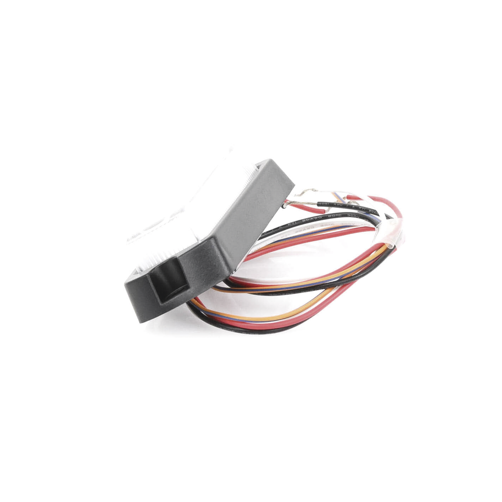 Ultra Bright 8 LED Auxiliary Light in Red/Blue with Clear Lens