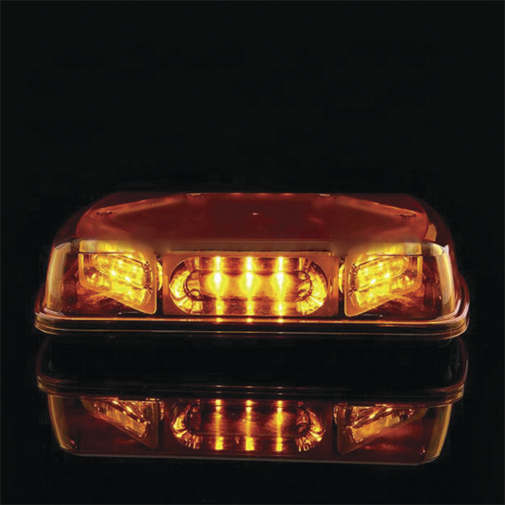 Mini Bar with 18 Powerful Amber LEDs with Magnetic Mount