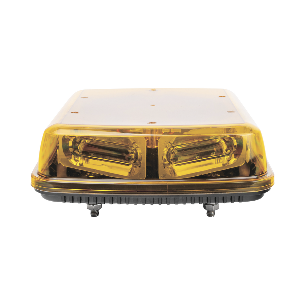 Mini Barra  con 18 Poderosos LEDs, Color Ámbar Con Montaje Fijo de Tornillos