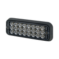 Luz de montaje azul en superficie con bisel de caucho