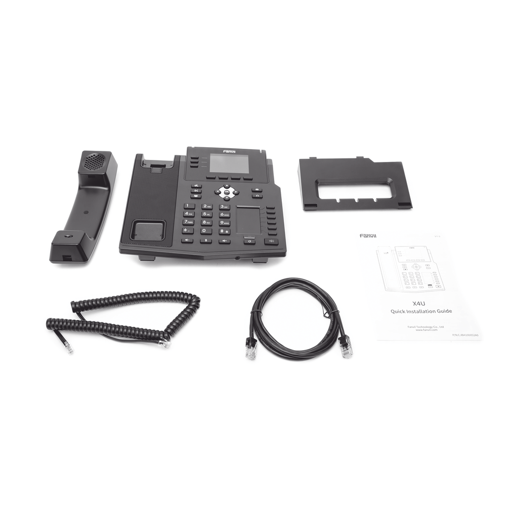 Enterprise IP Phone with European Standards, 12 SIP lines with color display, 30 DSS/BLF keys, Gigabit ports, IPv6, Opus and 3-way conferencing, PoE/DC